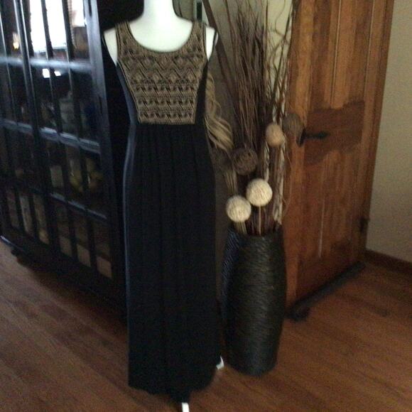 Soma Embroidered Maxi Dress Sz S - Picture 1 of 6